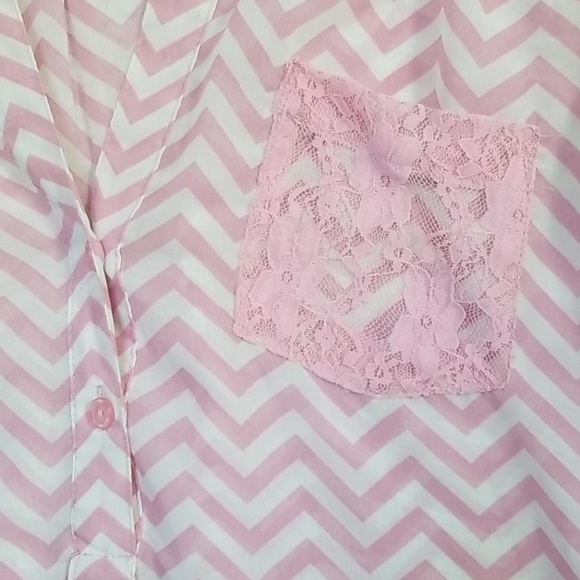 Chevron Pink Tunic - Picture 3 of 8